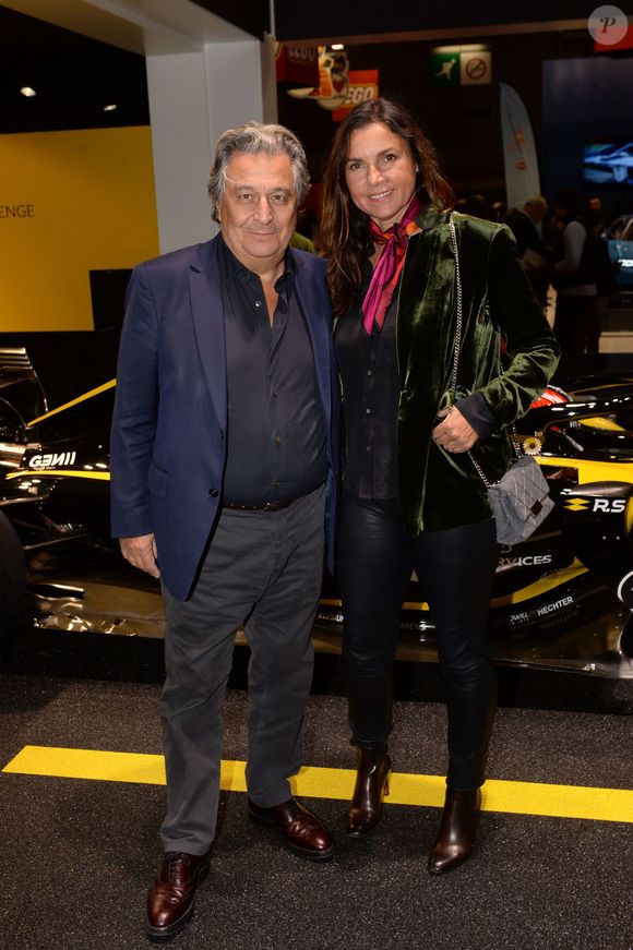 Exclusif - Christian Clavier et sa femme Isabelle de Araujo - Soirée Renault à l'occasion de l'ouverture de la 120ème édition du Mondial de l'Automobile 2018 au Paris Expo Porte de Versailles à Paris le 2 octobre 2018. © Rachid Bellak/Bestimage