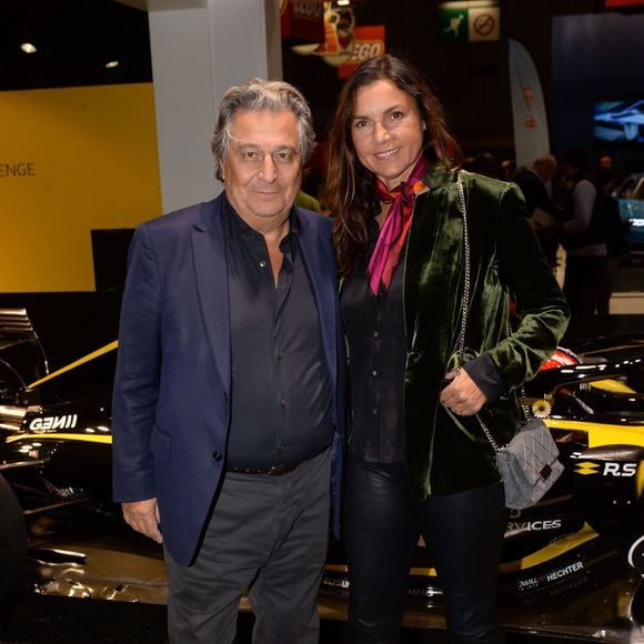 Exclusif - Christian Clavier et sa femme Isabelle de Araujo - Soirée Renault à l'occasion de l'ouverture de la 120ème édition du Mondial de l'Automobile 2018 au Paris Expo Porte de Versailles à Paris le 2 octobre 2018. © Rachid Bellak/Bestimage