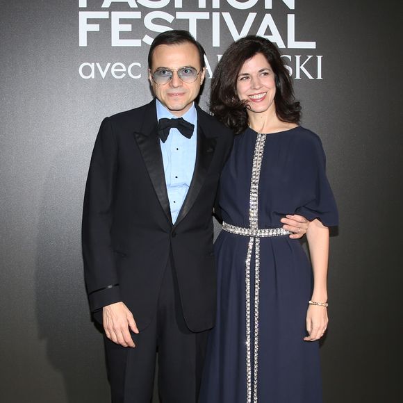 Bertrand Burgalat et Vanessa Seward arrivent au "Vogue Fashion Festival Dinner" à l'hôtel Potocki, dans le cadre de la 1ère édition du Vogue Fashion Festival. Paris, le 3 novembre 2016. © Denis Guignebourg/Bestimage