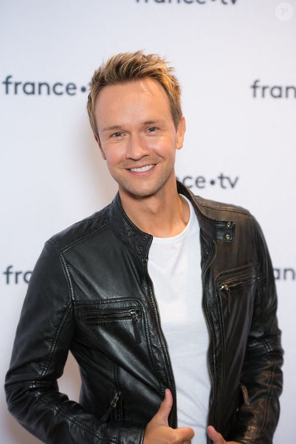 Cyril Feraud lors de la conférence de presse de France Télévision au Pavillon Gabriel à Paris, France, le 24 août 2021. Photo by Nasser Berzane/ABACAPRESS.COM