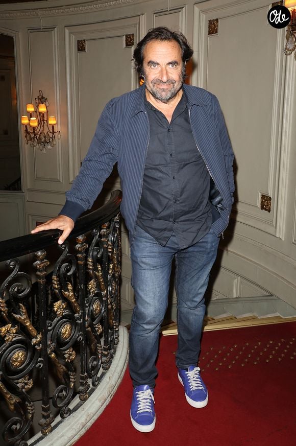 André Manoukian à la générale de la pièce "Un léger doute" au théâtre de la Renaissance à Paris le 29 septembre 2023. © Coadic Guirec / Bestimage
