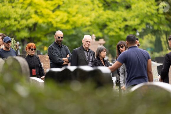 Exclusif - Obsèques de Sabine Anthony au cimetière carré juif de Pantin, le 1er août 2025. Agence / Bestimage