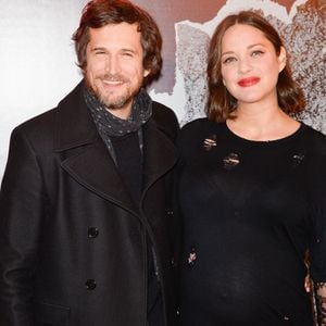 Guillaume Canet et sa compagne Marion Cotillard enceinte - Avant-première du film "Rock'n Roll" au Pathé Beaugrenelle à Paris le 13 février 2017. © Coadic Guirec / Bestimage