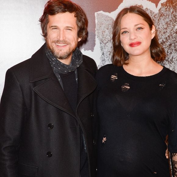 Guillaume Canet et sa compagne Marion Cotillard enceinte - Avant-première du film "Rock'n Roll" au Pathé Beaugrenelle à Paris le 13 février 2017. © Coadic Guirec / Bestimage