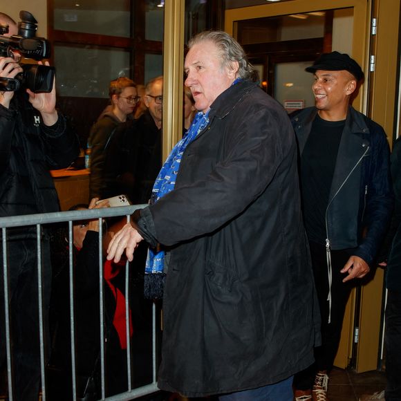 Il sera jugé dans un mois pour agression sexuelle 
Gérard Depardieu à la première du film  "he Taste of Small Things" à Berlin le 12 janvier 2023.