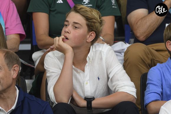 Le prince William, prince de Galles, et Catherine (Kate) Middleton, princesse de Galles, avec leurs enfants le prince George de Galles, la princesse Charlotte de Galles et le prince Louis de Galles, au jour 9 des "Jeux du Commonwealth 2026" à l'OVO Hydro de Glasgow Samedi 1er août 2026.

Photo : Zuma Press / Bestimage