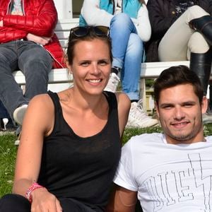 Laure Manaudou et son frère Florent Manaudou - People au "GPA Jump Festival" à Cagnes-sur-Mer, le 29 mars 2014.  
© JLPPA / Bestimage