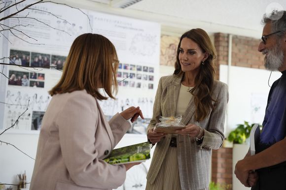 Catherine (Kate) Middleton, princesse de Galles, visite l'école maternelle Salvador Allende à Reggio Emilia (Italie), lors de son voyage consacré à la petite enfance, le 14 mai 2026.
© GOFF / Bestimage