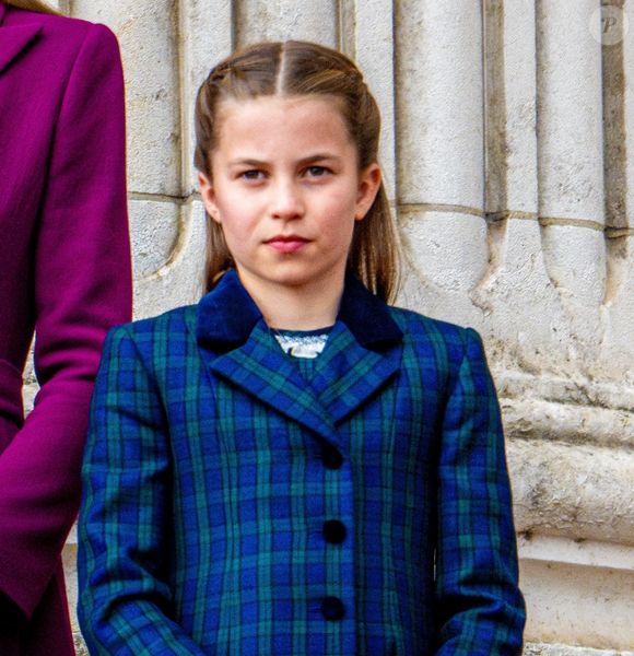 La princesse Charlotte de Galles - La famille royale britannique assiste aux célébrations du 80ème anniversaire de la fin de la Seconde guerre mondiale (VE Day) à Londres, le 5 mai 2025. Backgrid USA / Bestimage