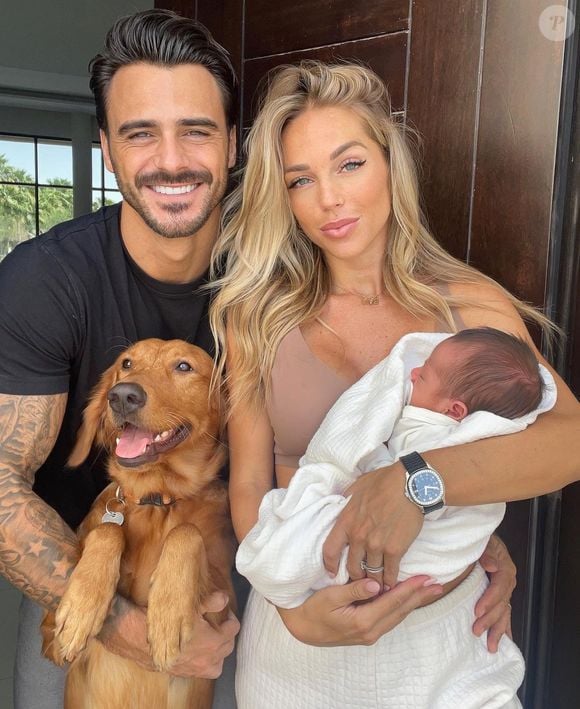 Benjamin Samat et Maddy avec leur fils Andrea Instagram