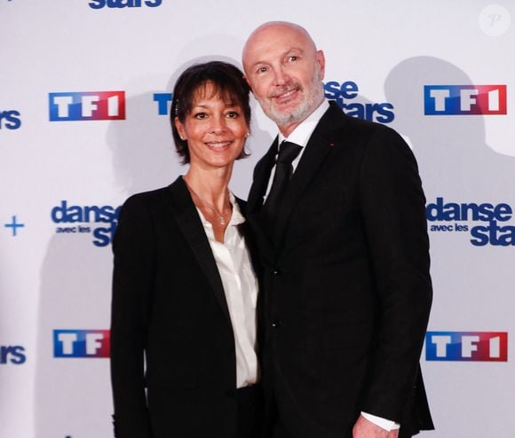 Lors du prime de Danse avec les stars sur TF1, Frank Leboeuf s’est retrouvé en ballottage face à Nelson Monfort.
Frank Leboeuf et sa femme Chrislaure Nollet - Photocall de lancement de la saison de "Danse avec les stars" (DALS) au siège de TF1 à Boulogne-Billancourt, France. © Christophe Clovis / Bestimage