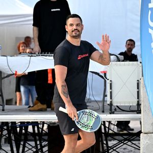 Exclusif - Florent Manaudou lors de l'évènement caritatif "Tsonga & Friends Beach Solidarity Event" organisé par l’association "Attrap'la Balle" dans le cadre du Beach Sport Festival à Saint-Laurent-du-Var le 10 juillet 2026.
© Bruno Bebert/Bestimage© Bruno Bebert/Bestimage