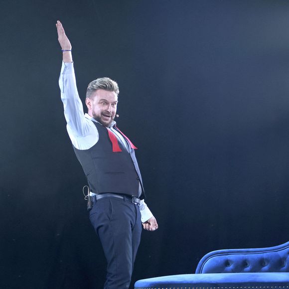 150ème du spectacle "Tombé du ciel" de Jeanfi Janssens à la Comédie des Champs Elysées à Paris le 13 février 2025.

© Cédric Perrin / Bestimage