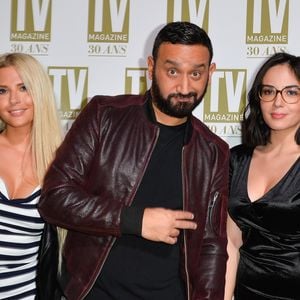 Exclusif - Kelly Vedovelli, Cyril Hanouna, Agathe Auproux - Soirée d'anniversaire des 30 ans de TV Magazine au Pavillon des Champs-Elysées à Paris le 17 octobre 2017. © Coadic Guirec/Bestimage (no web - No Blog pour suisse et Belgique)