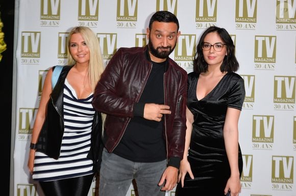 Exclusif - Kelly Vedovelli, Cyril Hanouna, Agathe Auproux - Soirée d'anniversaire des 30 ans de TV Magazine au Pavillon des Champs-Elysées à Paris le 17 octobre 2017. © Coadic Guirec/Bestimage (no web - No Blog pour suisse et Belgique)