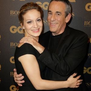 Thierry Ardisson et son épouse Audrey Crespo-Mara assistant à la cérémonie des GQ Men of the Year 2015, qui s'est tenue à l'hôtel Shangri-La à Paris, en France, le 20 janvier 2016. Photo de Jérôme Domine/ABACAPRESS.COM