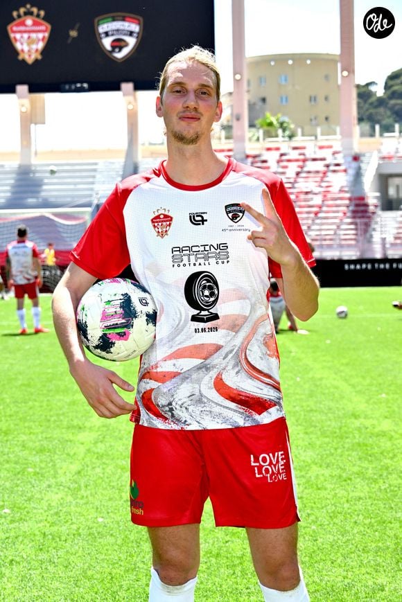 Paul Mirabel lors du match de football caritatif au stade Louis II de Monaco opposant les Barbagiuans aux pilotes de l'équipe Nazionale Piloti dans le cadre de la "Racing Stars Football Cup" le 3 juin 2026.

© Bruno Bebert / Bestimage