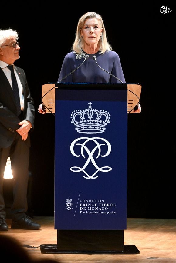 La princesse Caroline de Hanovre lors de la cérémonie de proclamation de l'édition 2026 des Prix de la Fondation Prince Pierre à l'opéra Garnier à Monaco le 13 octobre 2026. 

© Bruno Bebert / Bestimage