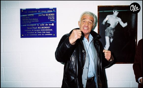 Jean-Paul Bemondo lors de l'inauguration de sa salle de boxe - Photo d'archive