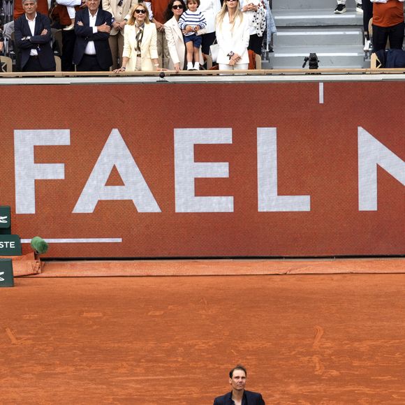 Cérémonie d'hommage pour Rafael Nadal le 25 mai 2025. © Cyril Moreau-Dominique Jacovides / Bestimage