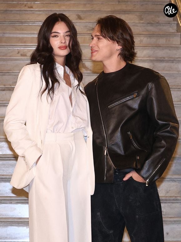 Deva Cassel, Saul Nanni lors du photocall de la série Netflix "Le Léopard" à Rome, Italie, le 25 février 2025. Photo by Marco Provvisionato/IPA/ABACAPRESS.COM