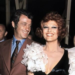Photo d'archives de Jean-Paul Belmondo et Claudia Cardinale, 1972. Photo by Olycom/ABACAPRESS.COM