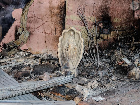 Incendies à Los Angeles: le quartier de Pacific Palisades et Altadena ravagés par les incendies, le 10 janvier 2025 © Amy Katz/ZUMA Press Wire