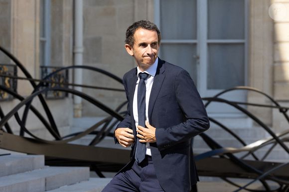 Le PDG de Carrefour Alexandre Bompard assiste à une réunion organisée par le président français pour les parties prenantes qui ont contribué à l'organisation et à l'accueil des Jeux Olympiques de Paris 2024 au Palais de l'Elysée à Paris, France, le 12 août 2024. Photo par Raphael Lafargue/ABACAPRESS.COM