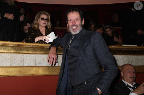 Exclusif - Catherine Deneuve, Christian Vadim - Personnalités au "concerto pour la paix" de Omar Harfouch au théâtre des Champs-Elysées à Paris le 18 septembre 2024. © Perusseau / Tribeca / Bestimage