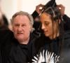 Roxane Depardieu est la fille de Gérard Depardieu et Karine Silla. 

Gérard Depardieu et sa fille Roxane Depardieu à la sortie du procès de Gérard Depardieu au tribunal correctionnel de Paris.. © Pierre Perusseau/Bestimage
