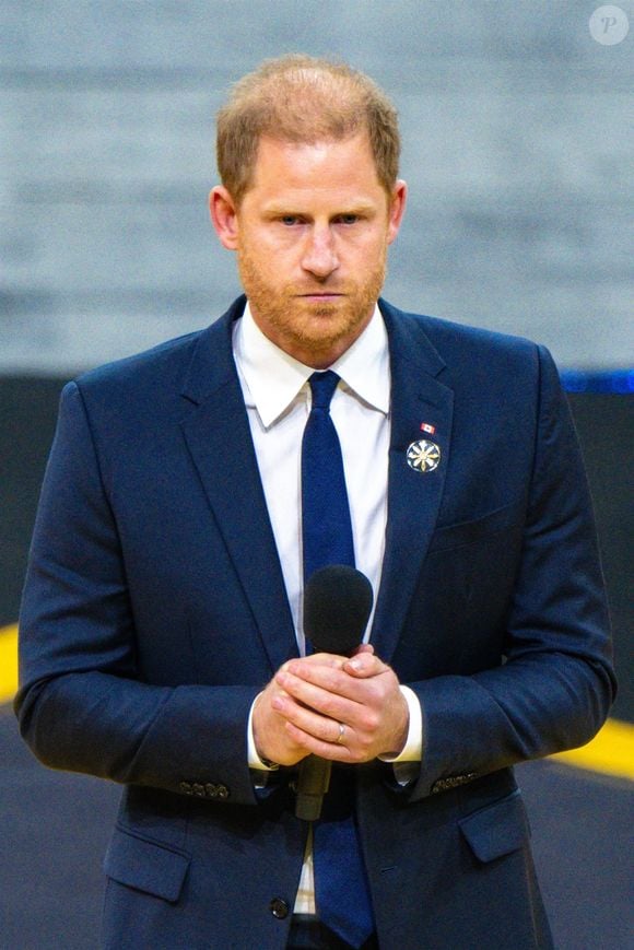 Le prince Harry et Meghan Markle assistent à la cérémonie d'ouverture des "Invictus Games Vancouver Whistler 2025" au Canada le 8 février 2025. © Backgrid UK/ Bestimage