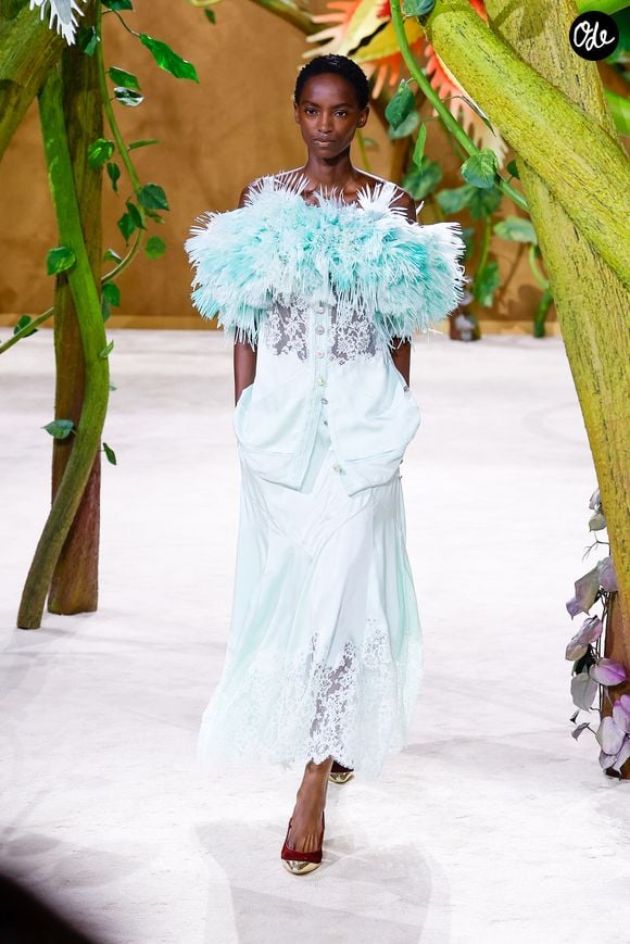 Défilé de mode Chanel Collection Haute Couture Automne/Hiver 2026-2027 lors de la Fashion Week de Paris (PFW) au Grand Palais, à Paris, France, le 7 juillet 2026. © Bestimage