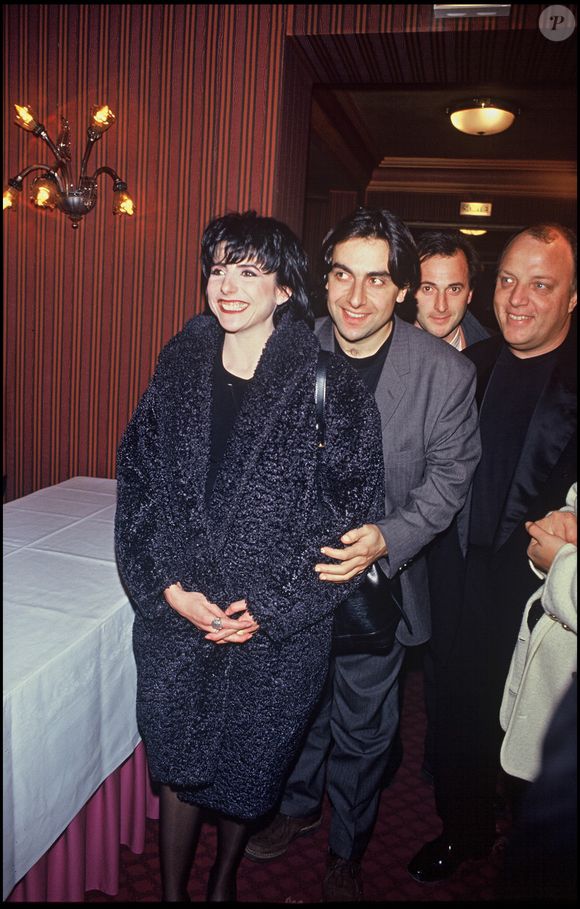 Archives : Liane Foly et André Manoukian aux Victoires de la Musique en 1992 © BERTRAND RINDOFF PETROFF / BESTIMAGE