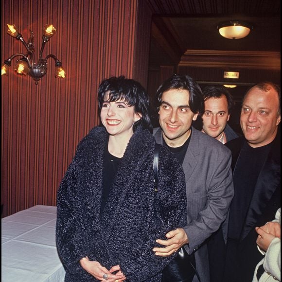 Archives : Liane Foly et André Manoukian aux Victoires de la Musique en 1992 © BERTRAND RINDOFF PETROFF / BESTIMAGE