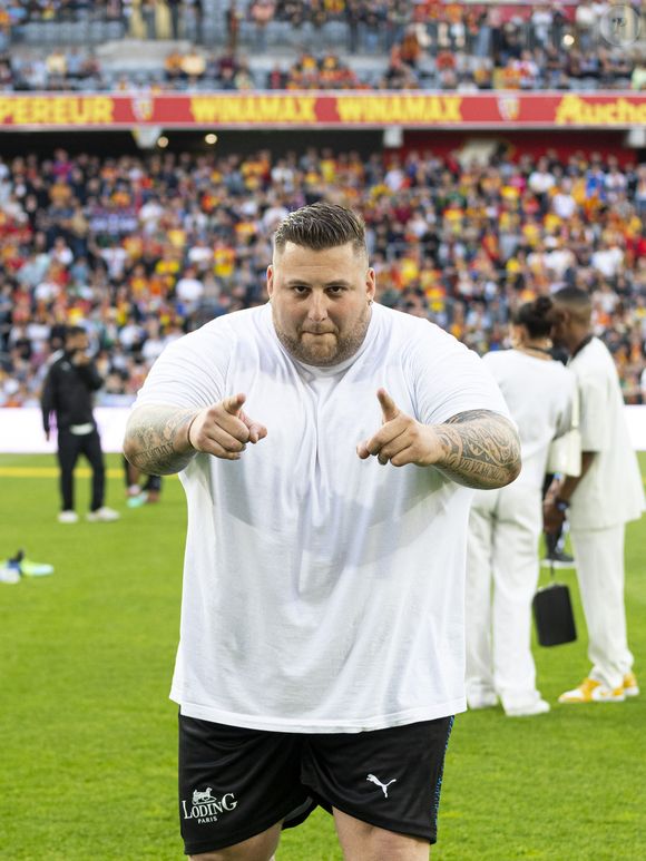 Exclusif - Nico Capone - 3ème édition de la rencontre de football caritative "Match des héros" entre le "RC Lens Légendes" et "L'équipe Unicef" au stade Bollaert-Delelis à Lens le 6 juin 2023.
© Pierre Perusseau / Bestimage