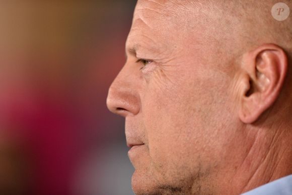 Bruce Willis assiste au combat Floyd Mayweather Jr vs Conor McGregor à la T-Mobile Arena, Las Vegas le 26 août 2017. Photo by Lionel Hahn/AbacaPress.com
