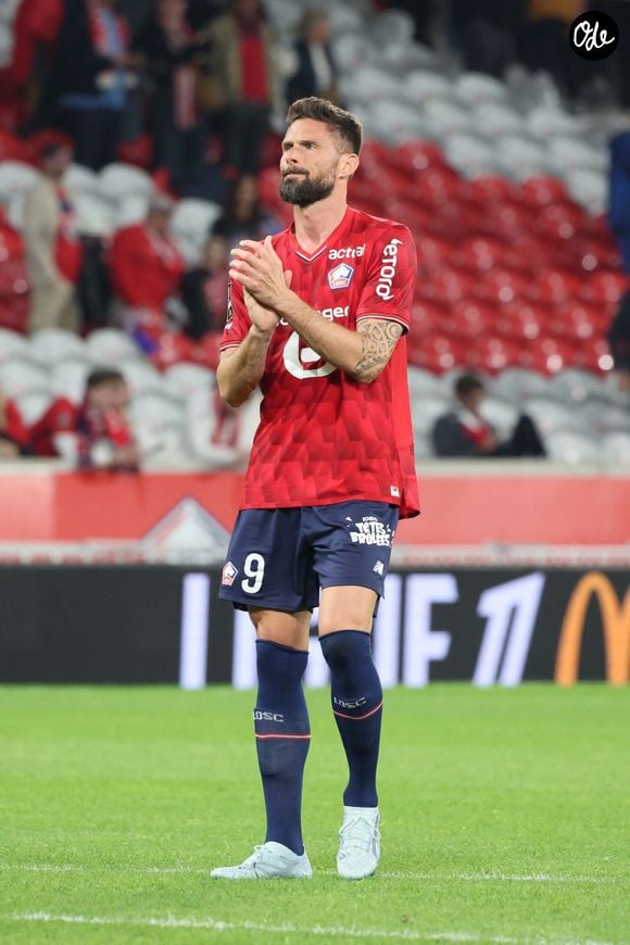 Olivier GIROUD (LOSC Lille) lors du match LOSC Lille vs Le Havre, Ligue 1 J32, Decathlon Arena stade Pierre Mauroy, le 3 mai 2026 - photo Laurent Sanson / PsnewZ