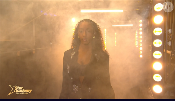 Demi-finale de Franck et Ebony dans la "Star Academy 2024", le 18 janvier 2025, sur TF1