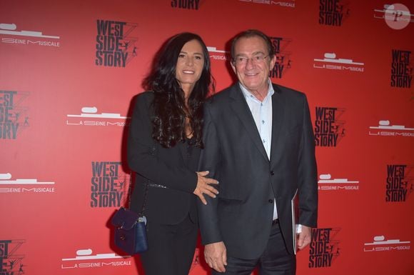 Jean-Pierre Pernaut et sa femme Nathalie Marquay - Soirée de gala de la comédie musicale "West Side Story" à la Seine Musicale à Boulogne-Billancourt le 16 octobre 2017. © Giancarlo Gorassini/Bestimage