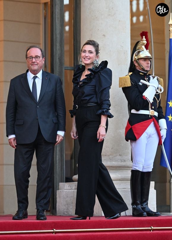 François Hollande et Julie Gayet - Dîner d'état de l'Elysée pour le président sud-coréen Lee Jae Myung le 8 septembre 2026 © Christian Liewig/Bestimage