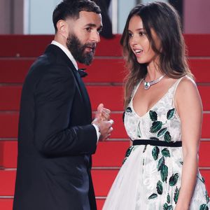 Karim Benzema et sa compagne Lyna Khoudri à la descente des marches du film « 13 jours 13 nuits » lors du 78ème Festival International du Film de Cannes. Le 23 mai 2025
© Jacovides-Moreau / Bestimage