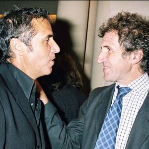 Archives - Julien Clerc et Gérard Leclerc à l'hôtel Park Hyatt de Paris. BERTRAND RINDOFF PETROFF / BESTIMAGE