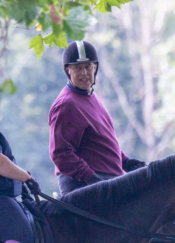 Le prince Andrew arrive en voiture au château de Windsor pour sa balade à cheval régulière le 4 septembre 2024.

© Goff Inf / Bestimage