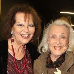 Claudia Cardinale et Micheline Presle - 11ème cérémonie des Prix Henri Langlois au studio 104 de la Maison de la Radio à Paris le 11 avril 2016. A cette occasion, Claudia Cardinale à fêté ses 60 ans de carrière lors de cette cérémonie à 3 jours de son 78ème anniversaire. © Philippe Baldini/ Bestimage