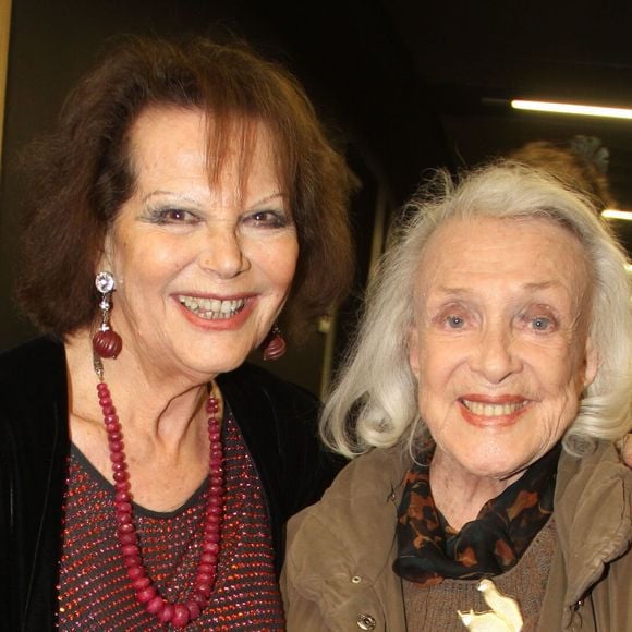 Claudia Cardinale et Micheline Presle - 11ème cérémonie des Prix Henri Langlois au studio 104 de la Maison de la Radio à Paris le 11 avril 2016. A cette occasion, Claudia Cardinale à fêté ses 60 ans de carrière lors de cette cérémonie à 3 jours de son 78ème anniversaire. © Philippe Baldini/ Bestimage