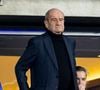 Le chroniqueur a partagé son point de vue lors d'une interview pour "La Tribune Dimanche".
Pierre Lescure - Célébrités dans les tribunes du quart de finale de la Ligue des Nations de l'UEFA 2025 "France - Croatie (2-0 / tab 5-4)" au Stade de France à Saint-Denis le 23 mars 2025. © Cyril Moreau/Bestimage