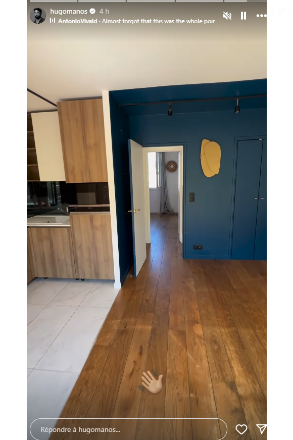 Un endroit spacieux

Hugo Manos annonce qu'il va quitter son appartement du 18e arrondissement de Paris - Instagram, le 18 juin 2025