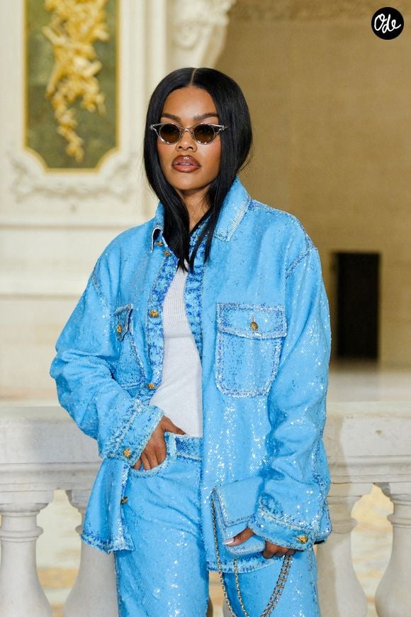 Teyana Taylor au deuxième défilé Chanel "Collection Haute Couture Automne/Hiver 2026-2027" lors de la Fashion Week de Paris, le 7 juillet 2026

© Pauline Mourey / Bestimage