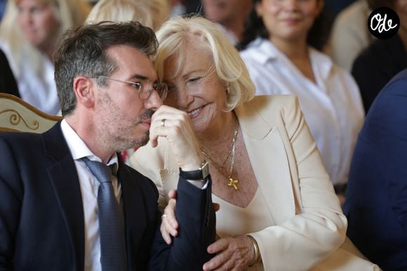 Et 2027 sera placé sous le signe de la production d'envergure pour lui avec des productions telles que le retour des L5, la tournée d'Hervé Vilard, les adieux de Michèle Torr, les vingt ans de RFM Party 80

Exclusif - ⁠ ⁠Damien Nougarède, Michèle Torr - ⁠Damien Nougarède reçoit des mains de Rachida Dati les insignes de Chevalier dans l’ordre des Arts et Lettres, lors d’une cérémonie organisée dans la salle des mariages de la mairie du 7ème arrondissement à Paris le 15 juillet 2026. © Alain Guizard/Bestimage