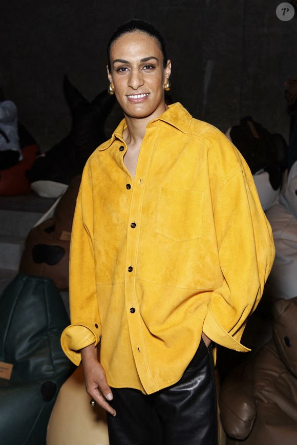 IMANE KHELIF assiste au défilé Bottega Veneta printemps/été 2025 lors de la semaine de la mode de Milan le 21 septembre 2024 à Milan, Italie. Photo by Ik Aldama/DPA/ABACAPRESS.COM